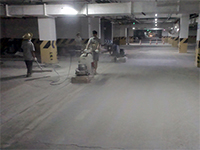 地下停车场水泥地坪起砂简易处理方案