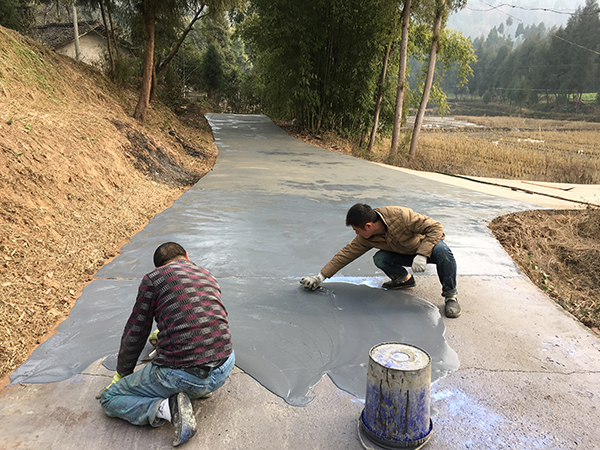 农村公路起沙两种处理方法对比