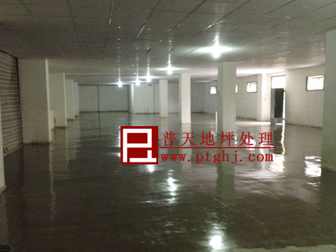蛟龙港仓库地坪起砂处理4